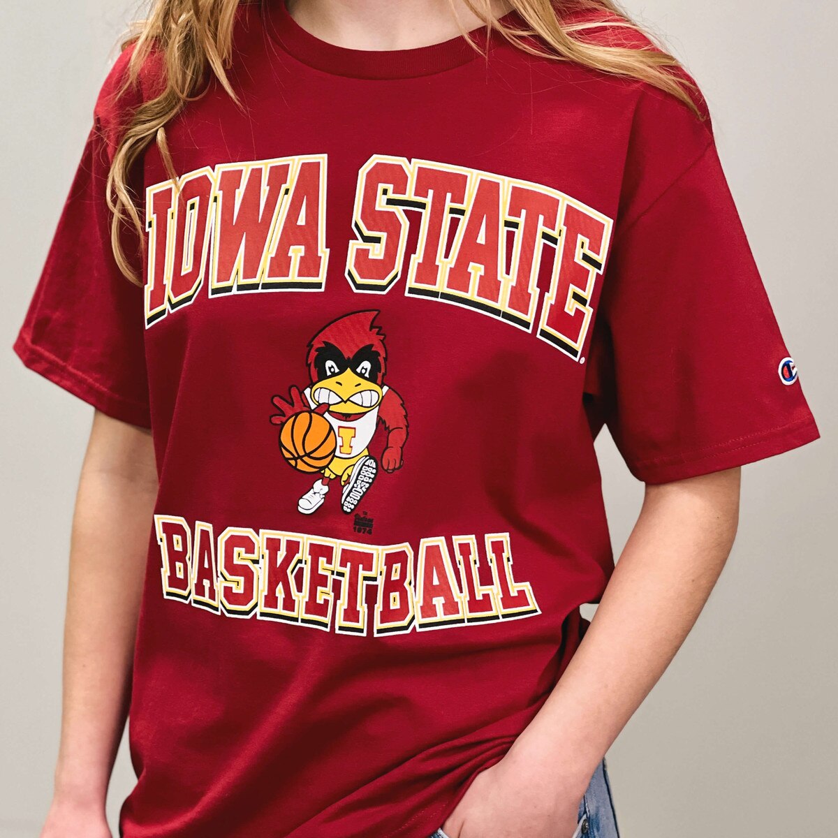 Champion® Iowa State Basketball Cy Cardinal T-Shirt